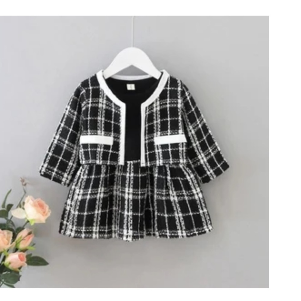 Baby girl plaid dress